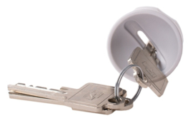 Lockaid, hulpmiddel voor sleutel in deurslot