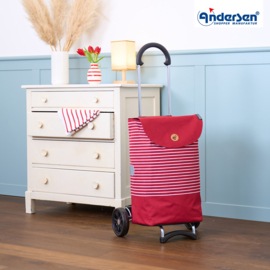 Lichte boodschappenwagen, Scala Shopper Tilde rood