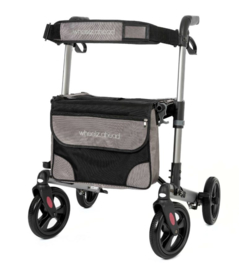 Dubbel opvouwbare lichtgewicht rollator voor in de auto, Track Wheelzahead