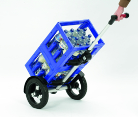 Boodschappenwagen met grote wielen (29 cm), Tura Shopper