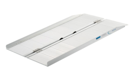 Opvouwbare oprijplaat aluminium - 122 cm