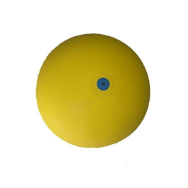Gymnastiekbal met rinkelbel, 19 cm, geel