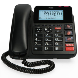 Combinatie telefoon met luid volume voor slechthorenden- Fysic FX-8025