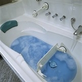 Mobiele badwandverkorter met zuignappen