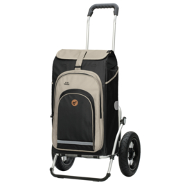 Boodschappenwagen met luchtbanden, Royal Shopper Hydro 2.1 zwart