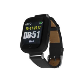Horloge met alarmknop met GPS voor binnen en buiten, Wuzzi Alert Watch Orion II
