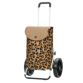 Boodschappenwagen met extra grote kogellager-wielen van 29 cm, Royal Shopper Tyra Leo