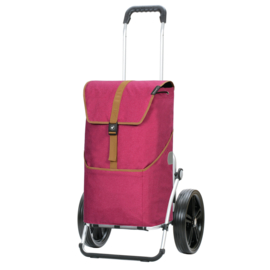 Boodschappenwagen met extra grote kogellager-wielen van 29 cm, Royal Shopper Auke Rubin