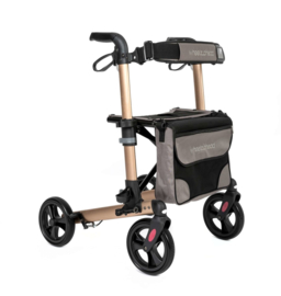 Dubbel opvouwbare lichtgewicht rollator voor in de auto, Track Wheelzahead