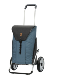 Boodschappenwagen met grote wielen met kogellagers, Royal Shopper Ture Blauw