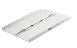 Opvouwbare oprijplaat aluminium - 91 cm