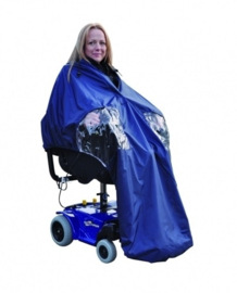 Cape, kleding voor elektrische rolstoel, Splash Power Cape