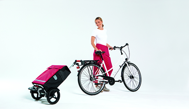 Boodschappenwagen Tura Shopper van Andersen voor achter de fiets