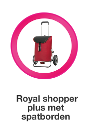 Royal Shopper Plus boodschappenwagen met spatborden