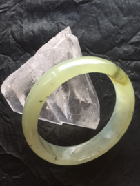 Jade solide armband D- shape A8