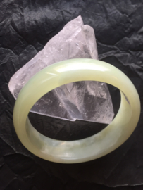 Jade solide armband D- shape A5