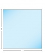 Kachelvloerplaat vierkant 1100 x 1100 x 6