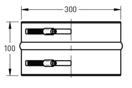 DW-250/300 mm klemband breed