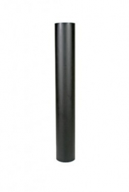 DRC EW/150 2mm Pijp 100cm zonder verjonging (Kleur: zwart)#W-ZAD12-4995/1 - 15003