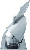 Draaikap Dragon gek dia 150mm bodemplaat rvs