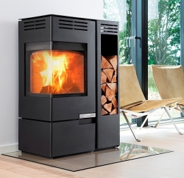 Aduro 12 Hoekkachel met  houtrek