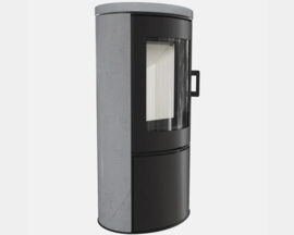 Stalen houtkachel Kratki Koza AB Beton (8KW)