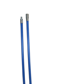 ISOTUBE ZekerVast® Glasfiber Veegstok 1 Meter Blauw met Blokkersysteem (Nieuw)