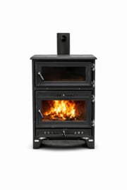 S107/3D Sabah Open Haard Met Oven – Drie-Raams Haard