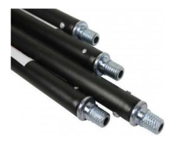 Veegsets met nylonborstel (Zwart)