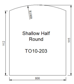 Kachelvloerplaat toog 800 x 1000 x 6 mm