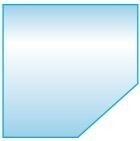 Kachelvloerplaat  schuinekant 1000 x 1000x 6 mm