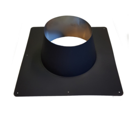 ISOTUBE Plus Dakplaat plat 0 -10 graden 200 mm - zwart