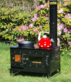 KMP01 Sabah Camping Houtskachel Met Oven