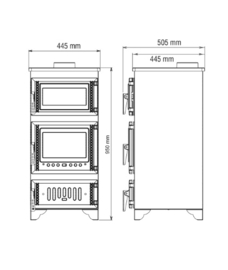 Sabah S103 Met Oven – Houtkachel