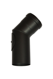 Pelletkachel bocht 45° met veegluik ∅ 100mm #20-242