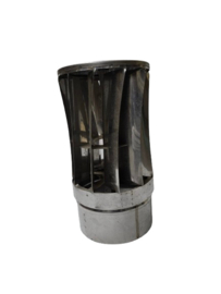 Ø150mm Insteek draaikap rvs
