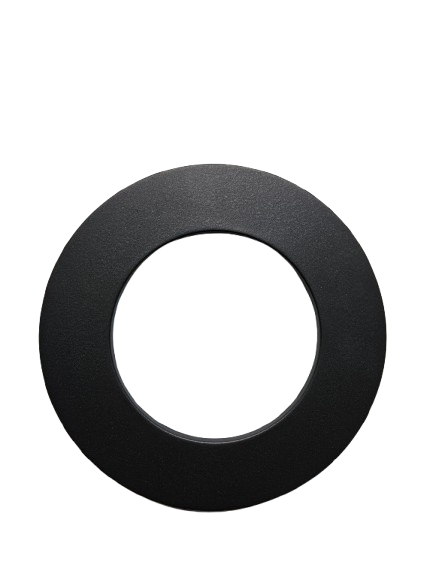 Plafondrozet Ø 200 mm  Kleur: Zwart