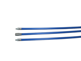 Professionele schoorsteenveegsets nylonborstel met blokkeersysteem (Blauw 1.2 M)