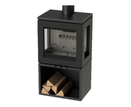 Charlton & Jenrick Purevision LPV5 depot houtkachel