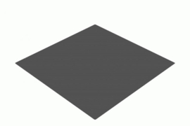 Vloerplaat 740 x 740mm (Donker antraciet)  janco de jong