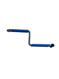Veegset blokkeersysteem 3.6 meter met nylonborstel - BLAUW