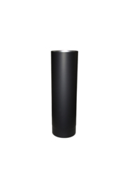 EW/Ø110mm Kachelpijp 50cm Kleur: zwart