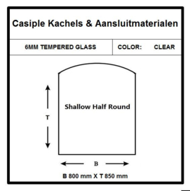 Kachelvloerplaat toog 800 x 850 x 6 mm