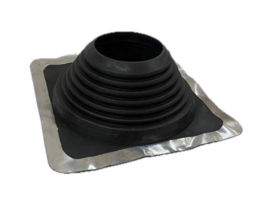 EPDM dakdoorvoer met rubber manchet 160 - 320mm - opbouw verschillende dakprofielen