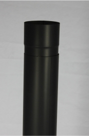 EW/Ø150mm 0,6mm Paspijp set 105-195cm (zonder verjonging) - zwart