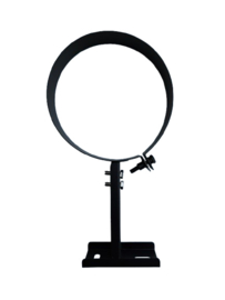 Ø 150 mm kachelpijp verstelbaar beugel 12 - 20 mm LANG - zwart
