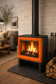 Ami houtkachel 6E-LS 6-8 kW Oranje