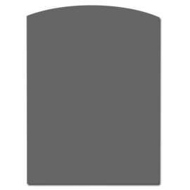 TO20-211 2mm Staalvloerplaat toog/ondiephalfrond - Antraciet 1000 x 1000 mm