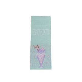 Label love mintgroen