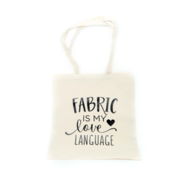 Katoenen tas -  Fabric is my love language